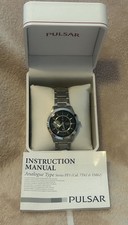 Pulsar Men’s Stainless Steel Chronograph Watch 100m - New In Box