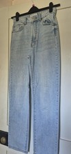 Ladies Primark Pale Blue Straight Jeans Size 8