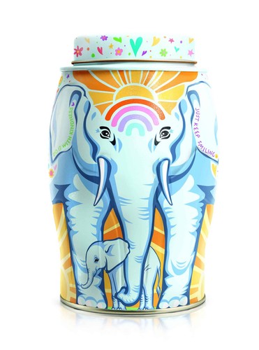 Williamson tea elephant - elephant, caddy
