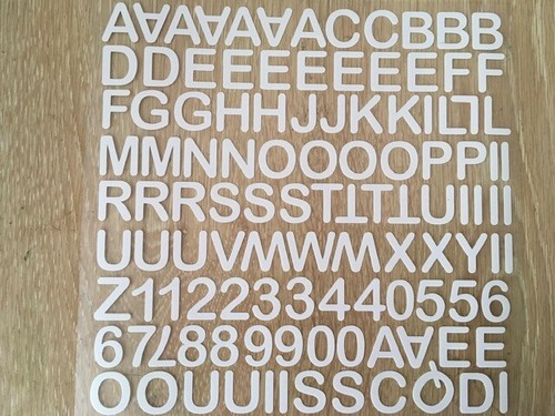 Vinyl letters 100 - vinyl, +