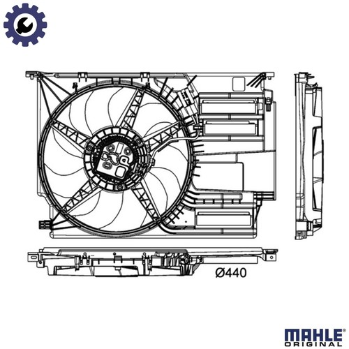 Fan engine cooling cff - fan,