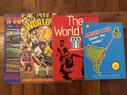 Scotland world cup programmes - world,