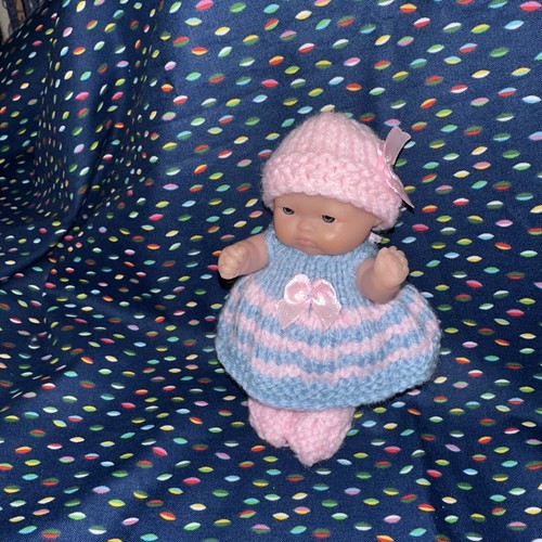 Hand knitted dolls clothes - hand,