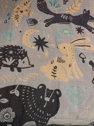 Fringed animal print - fringed,