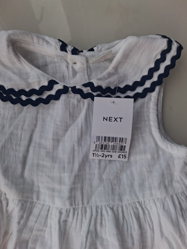Next girls white dress - next,