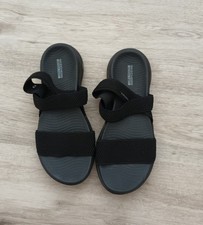 Skechers Black  Womens On-The-go 600-Flawless Sling Back Stretch Sandals  VGC