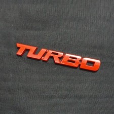 Glossy red big turbo - red,