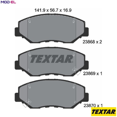 Brake pad set disc - pad,