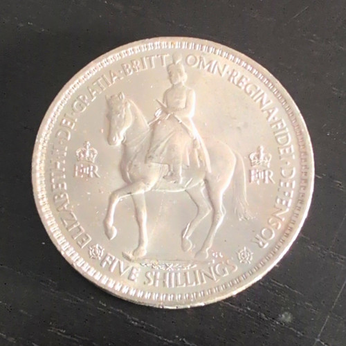 1953 elizabeth crown five - 1953,