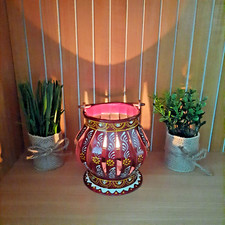 Handmade, Hanging Red  Metal