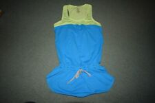 Sweaty Betty Grey Neon Pink Long Tank Top Tunic Dress Vest Active Sports Yoga XS