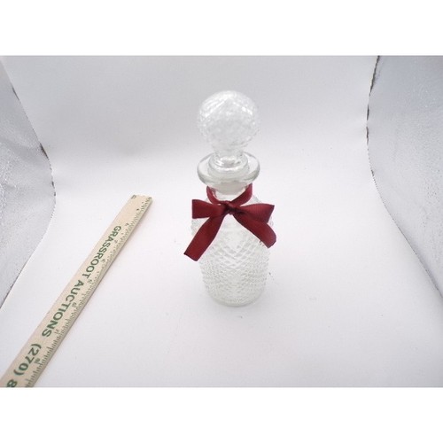 Avon clear diamond cut glass - avon,