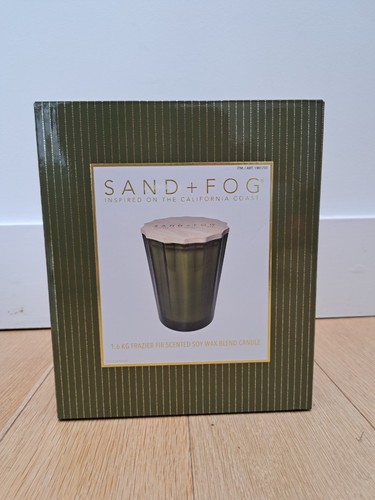 Sand fog candle frazier fir - sand,