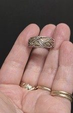 Vintage 925 Silver 12k Gold