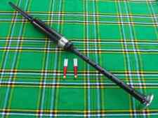 Great Highland Bagpipes Practice Chanter Rosewood Black Silver Mounts+ Reeds