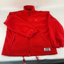 Schott NYC Fleece Trans Jacket System in Red size XL Oversized fits like 2XL