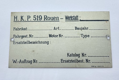 Ww2 german hkp 519 rouen - german,