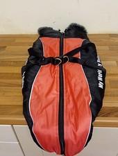 Waterproof Large Dog Jacket with Harness Reflective Winter Warm Pet Coat 5XL (G)
