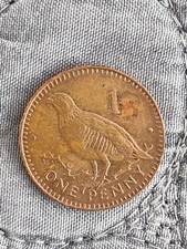 1992 Gibraltar 1 Pence Coin