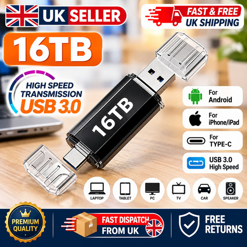 16tb otg usb 0 - 1, type-c