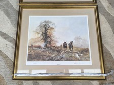 Two framed, signed, ltd