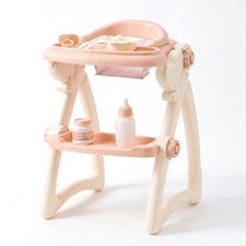 Baby doll high chair feeding - doll,