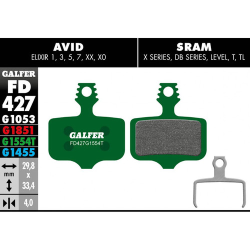 Galfer avid elixir - galfer, pads