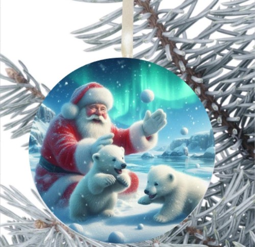 Polar bear gift decoration - gift,