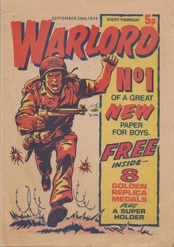 Complete warlord comic book - warlord, uk