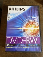 9 x Philips DVD+RW ~  4.7GB /