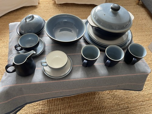Denby blue jetty crockery - denby,