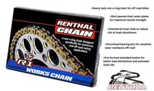 Renthal 520-R1 Gold Chain 520x118 Links For Kawasaki KX250 1980