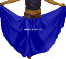 TMS R BLUE Satin Half Circle
