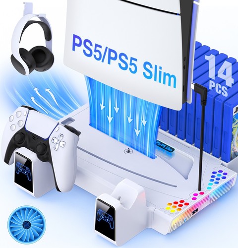 Ps5 slim stand cooling - slim,