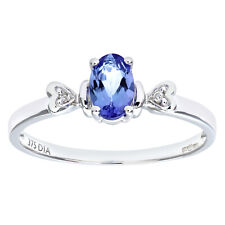 9ct White Gold Tanzanite Ring