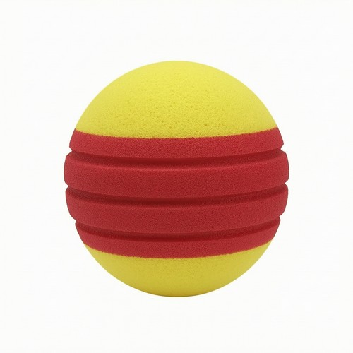 Grooved foam ball - quiet,