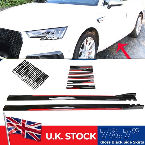 Side skirts lips - 78.7'',