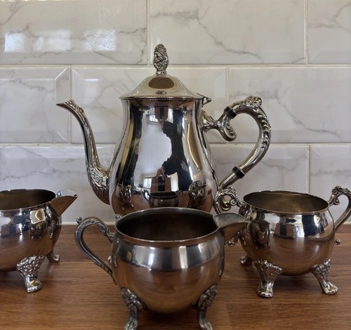 Vintage silver plated tea set - tea,