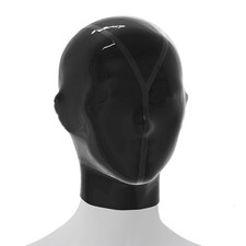 Black Latex Hood Fully