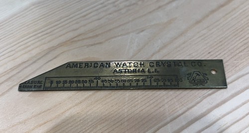 Vintage american watch crystal - american,