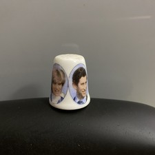 Charles And Diana Wedding Thimble Made Of Bone China