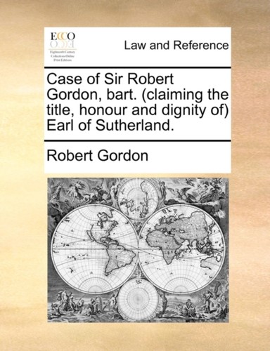 Gordon case sir bart - ,