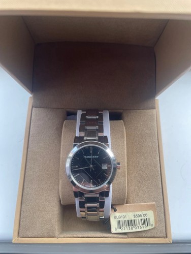 Burberry bu9101 black dial - bu9101,