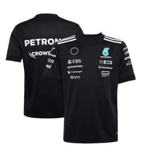 Mercedes Benz AMG F1~2025~Petronas~Fahrer~Herren~T-Shirt~schwarz
