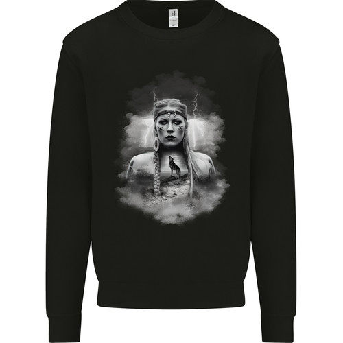 Wolf viking mens sweatshirt - viking,