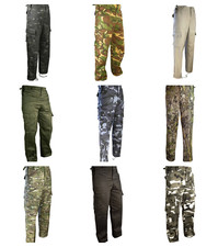 Tactical Mens Army Military Cargo Combat Trousers Camo Camouflage Pants 