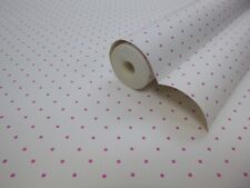 Bright Pink Polka Dot Wallpaper - 36171603  - Shabby Chic Design - Dotty Decor 