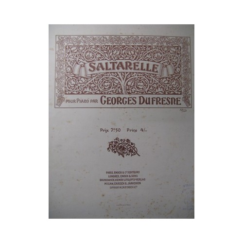 Georges dufresne saltarelle - dufresne,