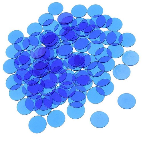 500x plastic counters colored - 500x,