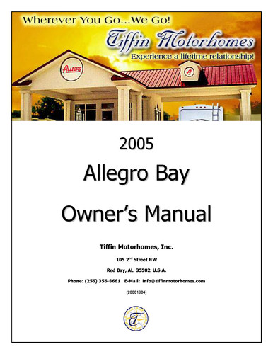 2005 tiffin allegro bay - tiffin,